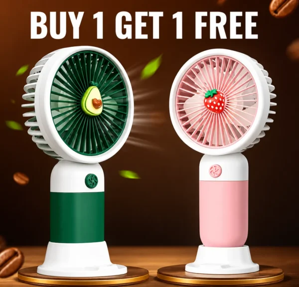 choiceown Cute Portable Mini Fan – Buy 1 Get 1 Free