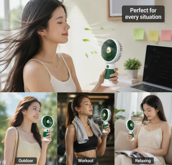 choiceown Cute Portable Mini Fan – Buy 1 Get 1 Free