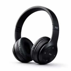 P47 Wireless Bluetooth Headphones – Black