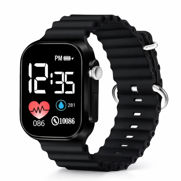 Digital Smart Watch – Black